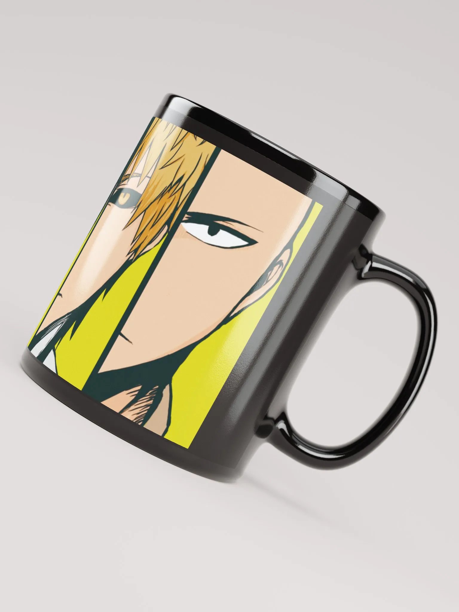 One Punch Man White Glossy Mug – Bold Anime-Inspired Design product image (7)