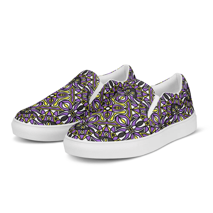 Mens Slip On Canvas - Non-Binary Abstract product image (2)