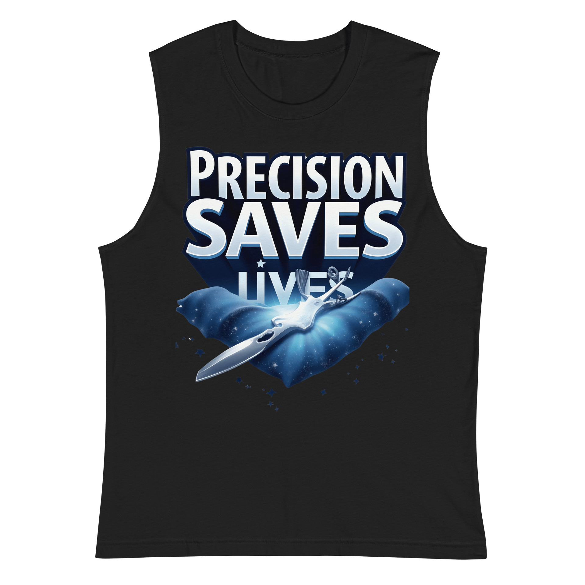 PRECISION SAVES LIVES Muscle Tank product image (3)