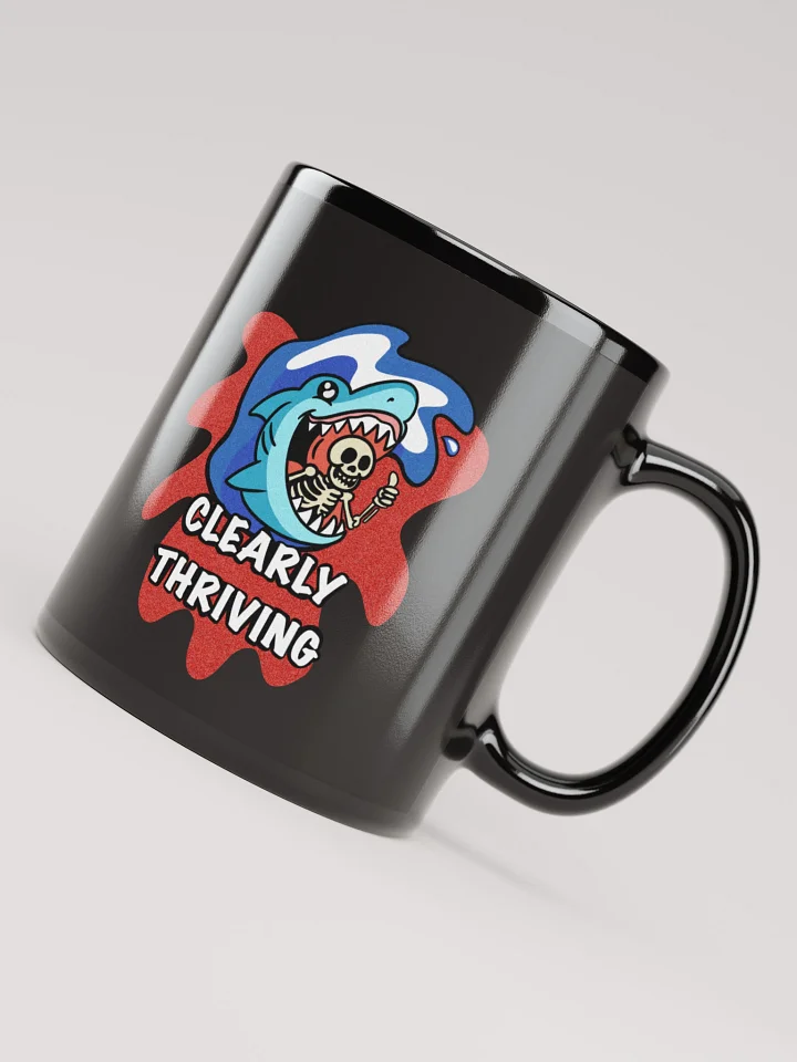Clearly Thriving Mug Black product image (1)