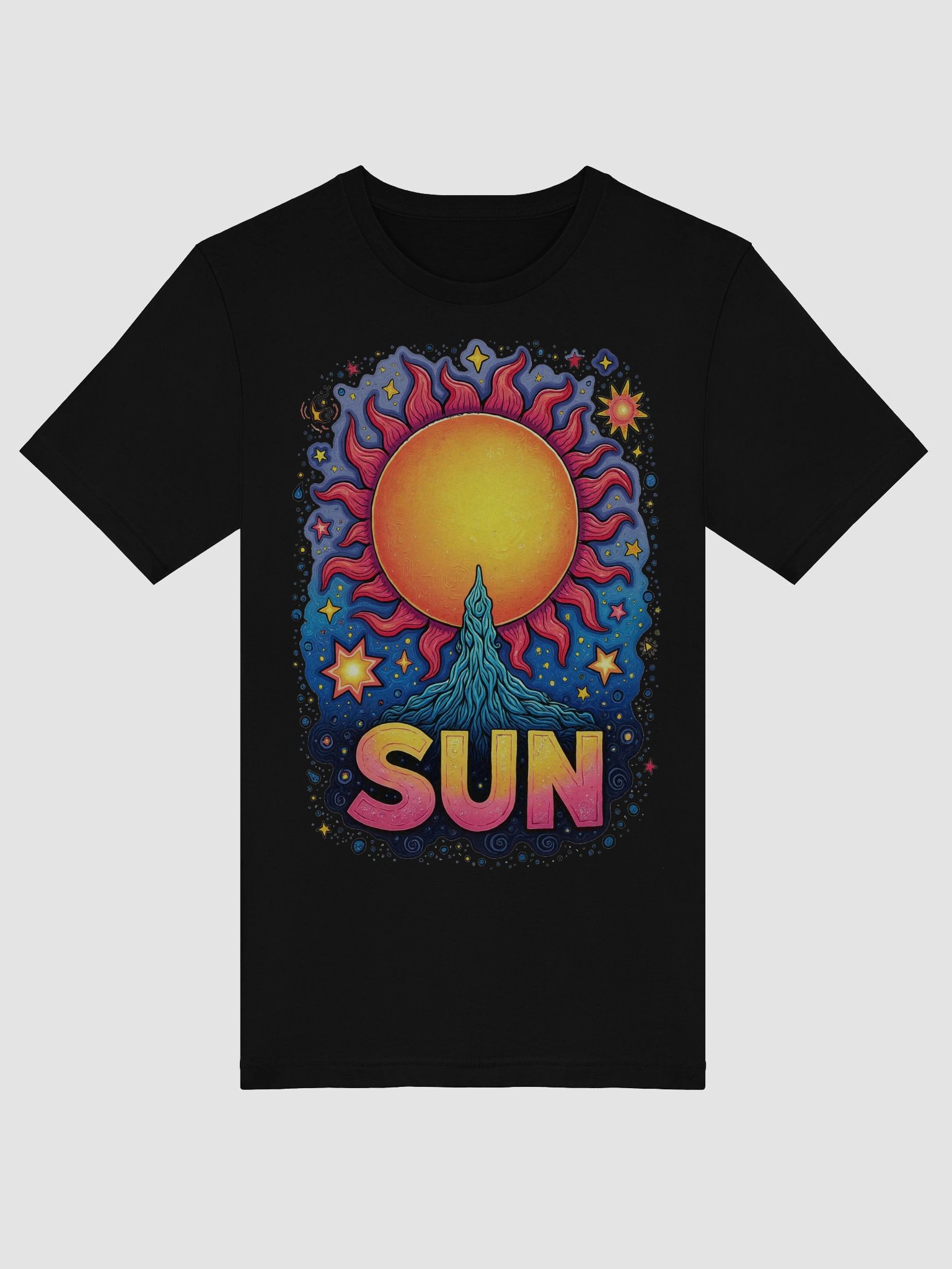 Psychedelic Sun Symbol – Astral Cosmic Art product image (5)