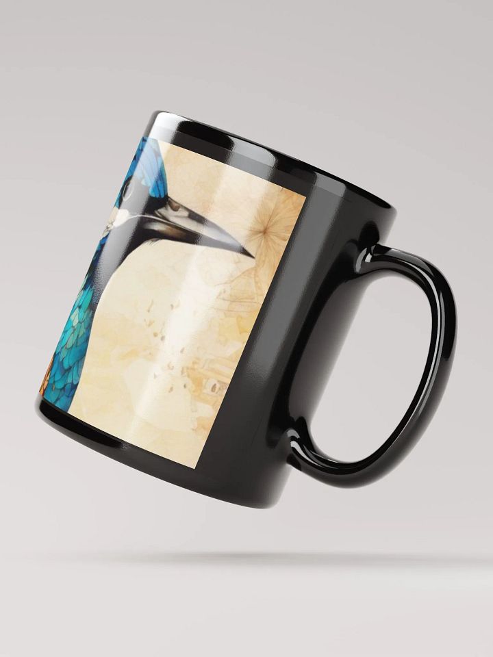 Whimsical Japanese Style Bird Mug product image (4)