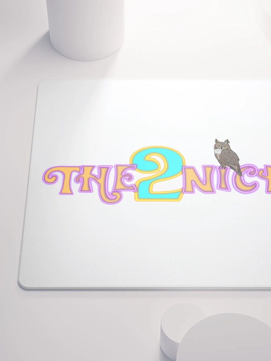 The2Nicks Gaming Mouse Pad (White) product image (6)