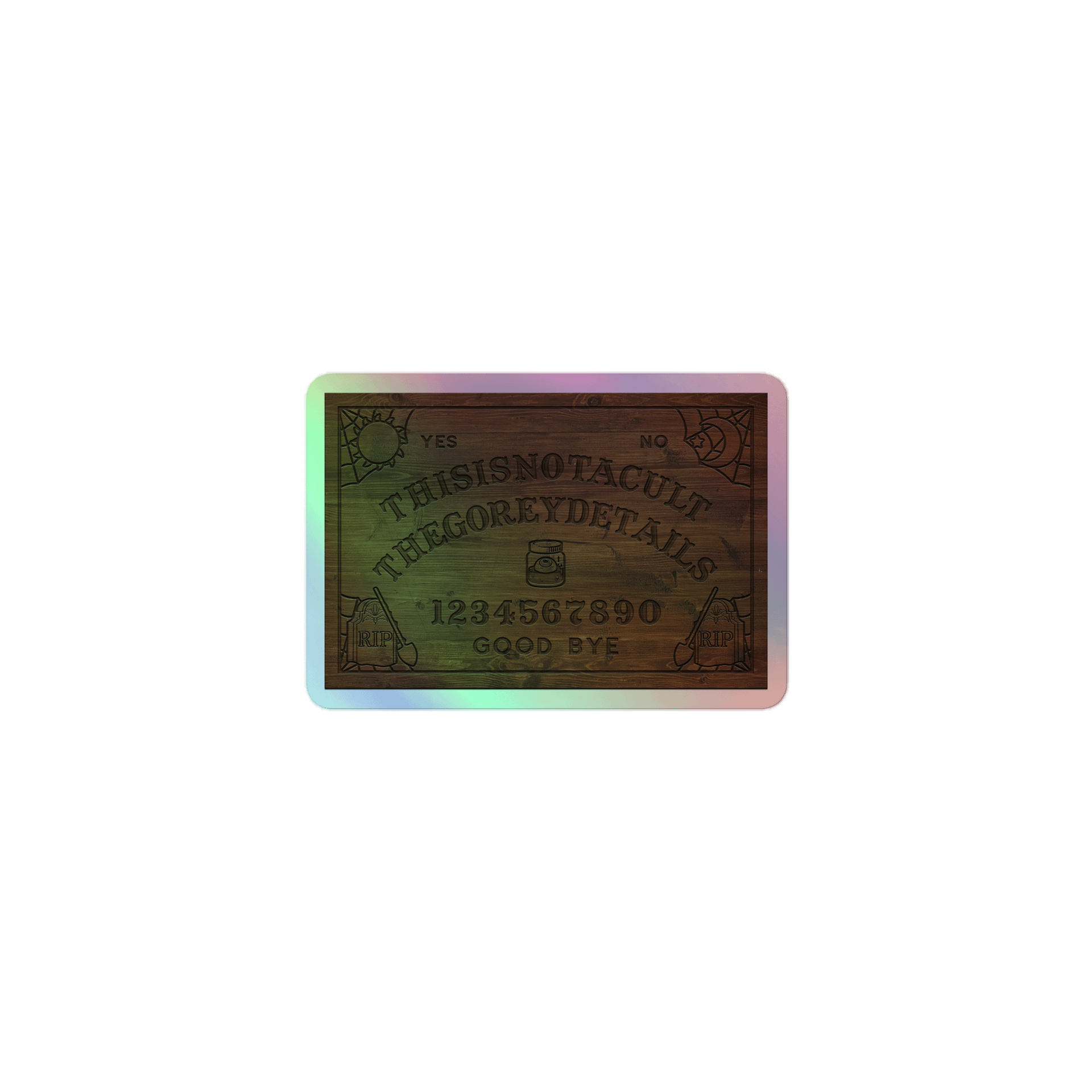 I'm Board - Kiss-Cut Holographic Sticker Sheet product image (1)