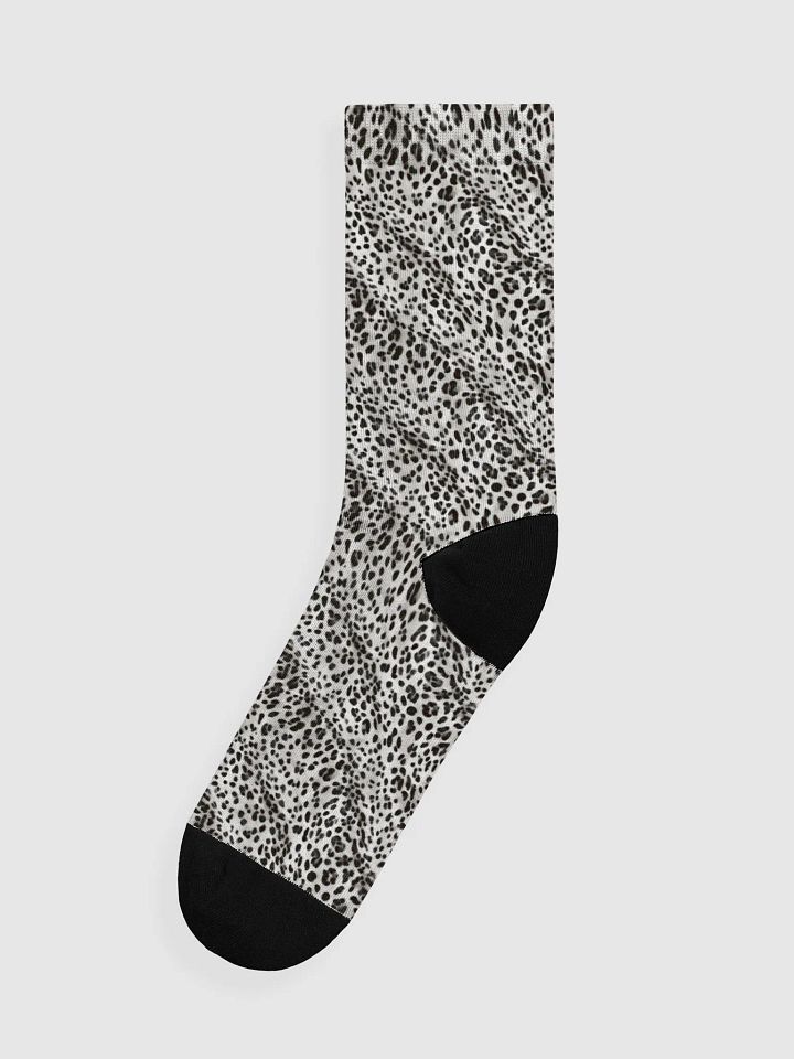 Grey Leopard Socks product image (1)