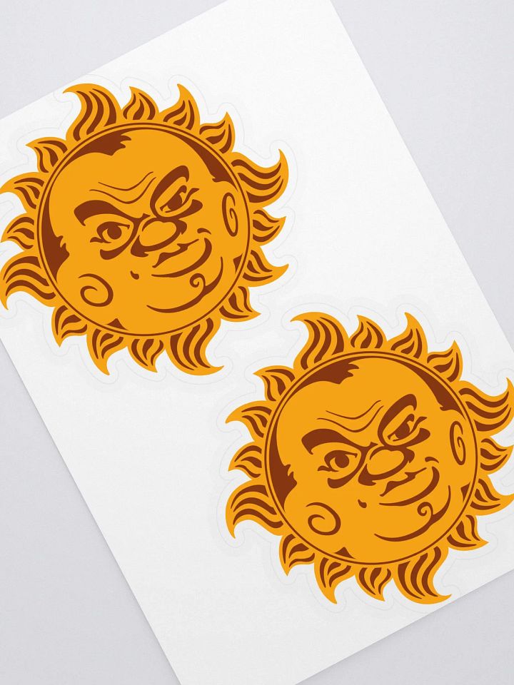 Kiss Cut Sticker Sheet with Background, BigSun, CologLogo product image (2)