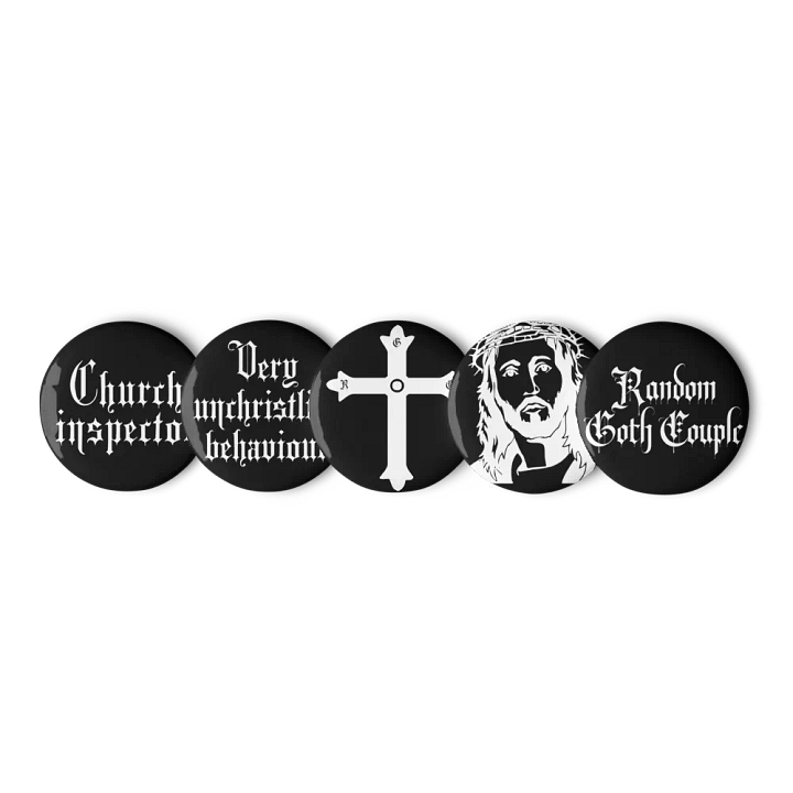 Very unchristlike Pin Set product image (1)