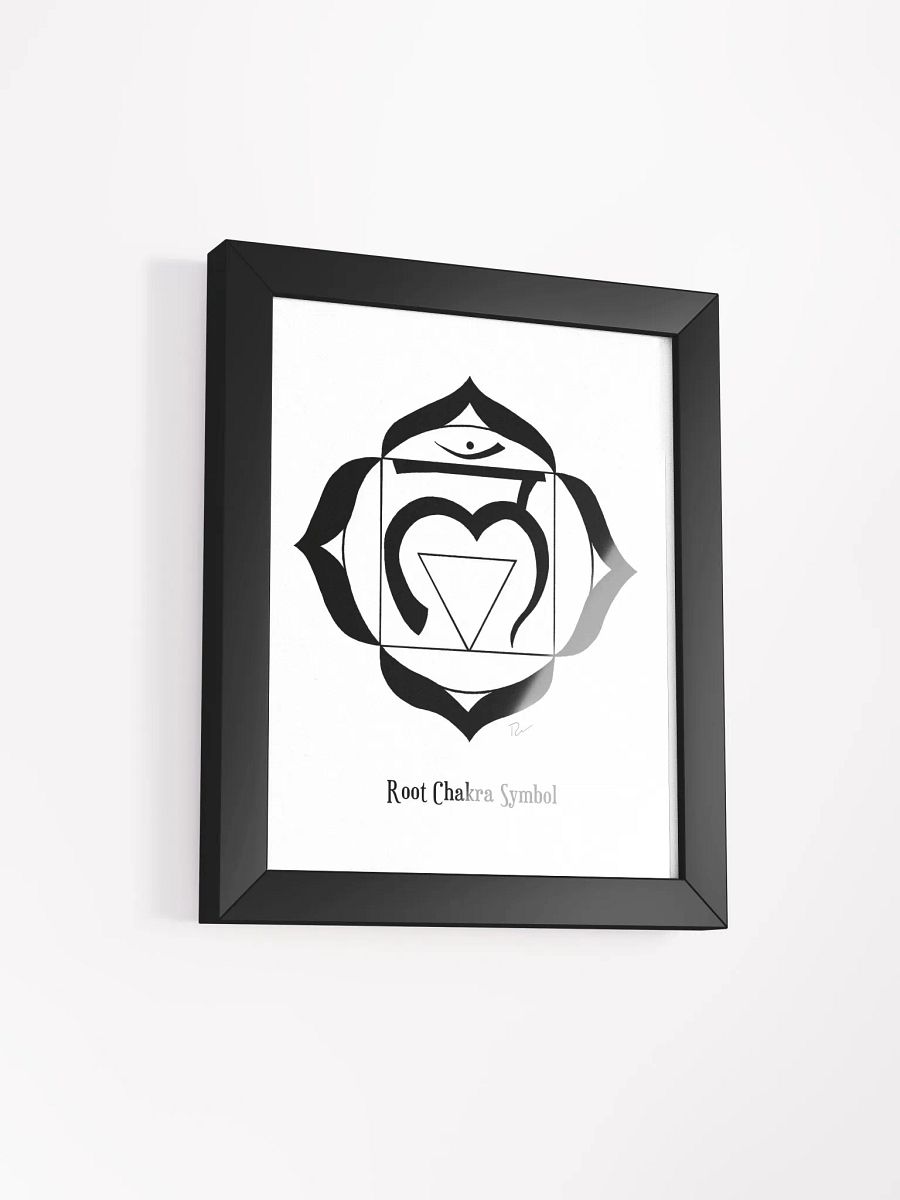 Root Chakra Symbol Framed Art product image (11)
