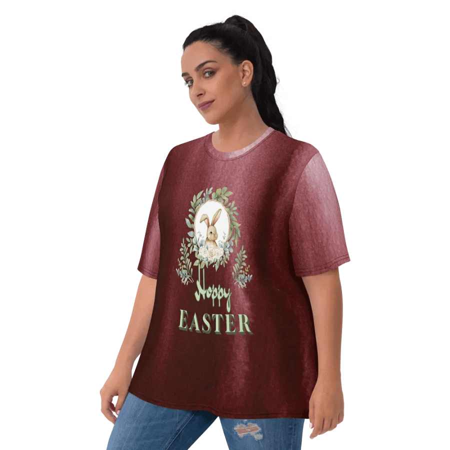 Hoppy Easter All Over Print T-shirt product image (10)
