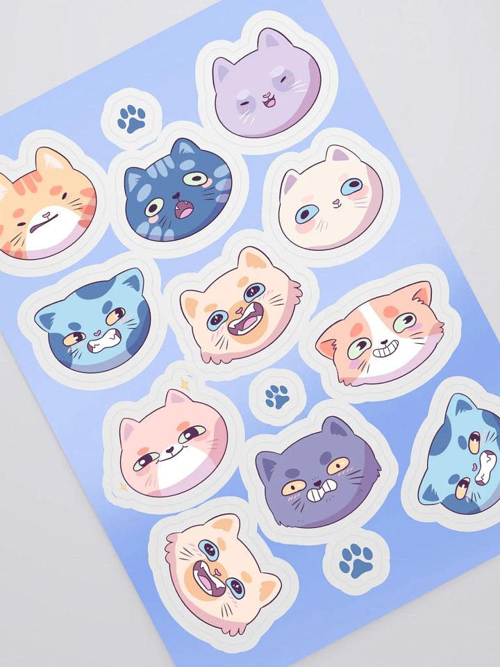 Whiskered Whimsy Sticker Collection product image (2)