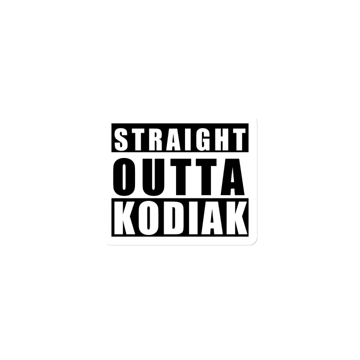 Straight Outta Kodiak Magnet product image (1)