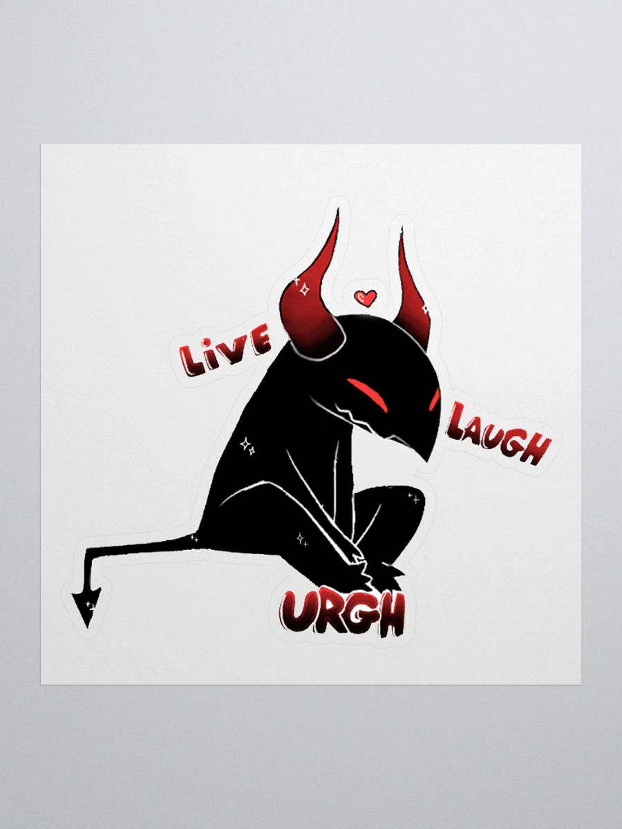Live Laugh Urgh Sticker product image (1)
