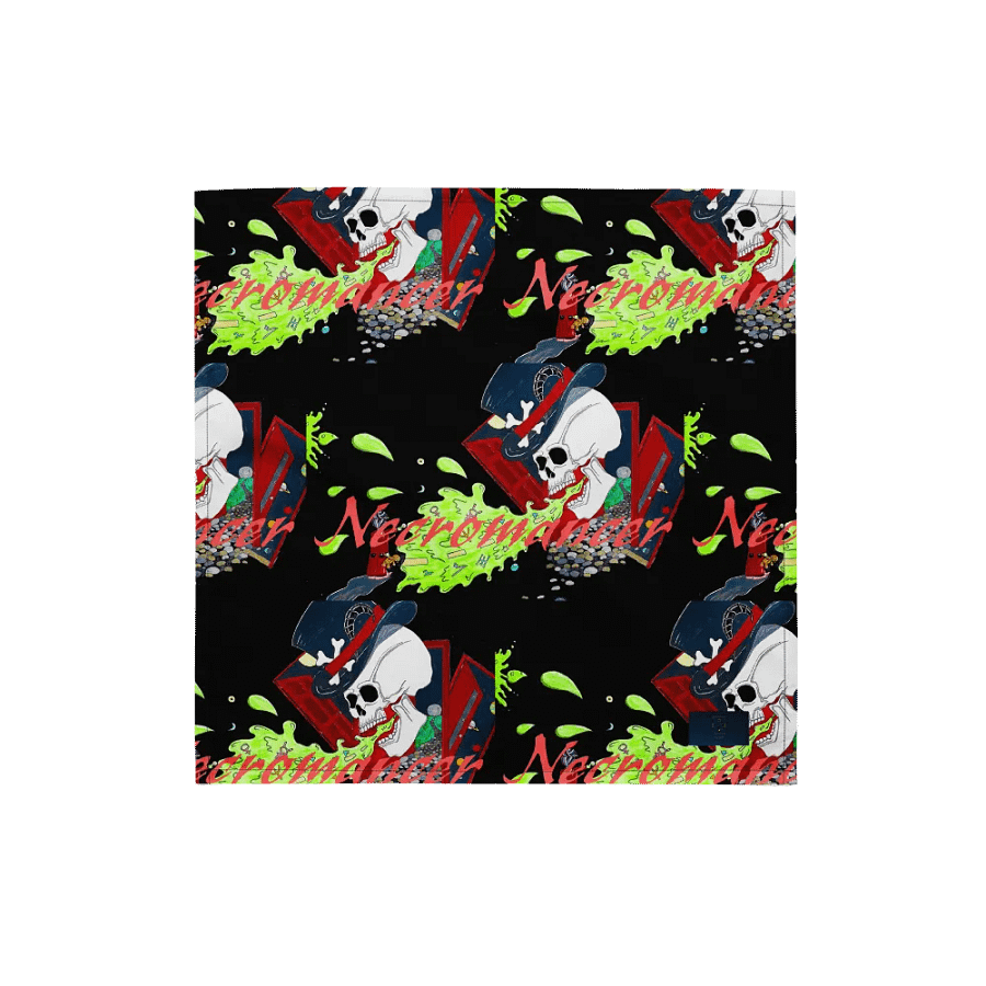 Necromancy Skull All-Over Bandana product image (1)