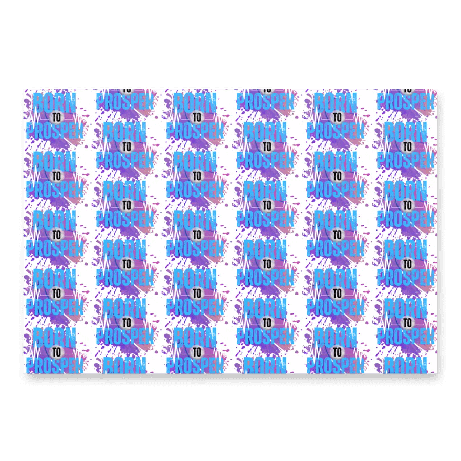 Born To Prosper Wrapping Paper Set product image (1)
