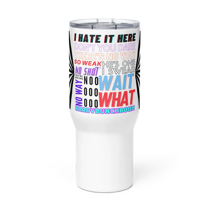 GAMER TALK TRAVEL MUG W/ HANDLE product image (2)