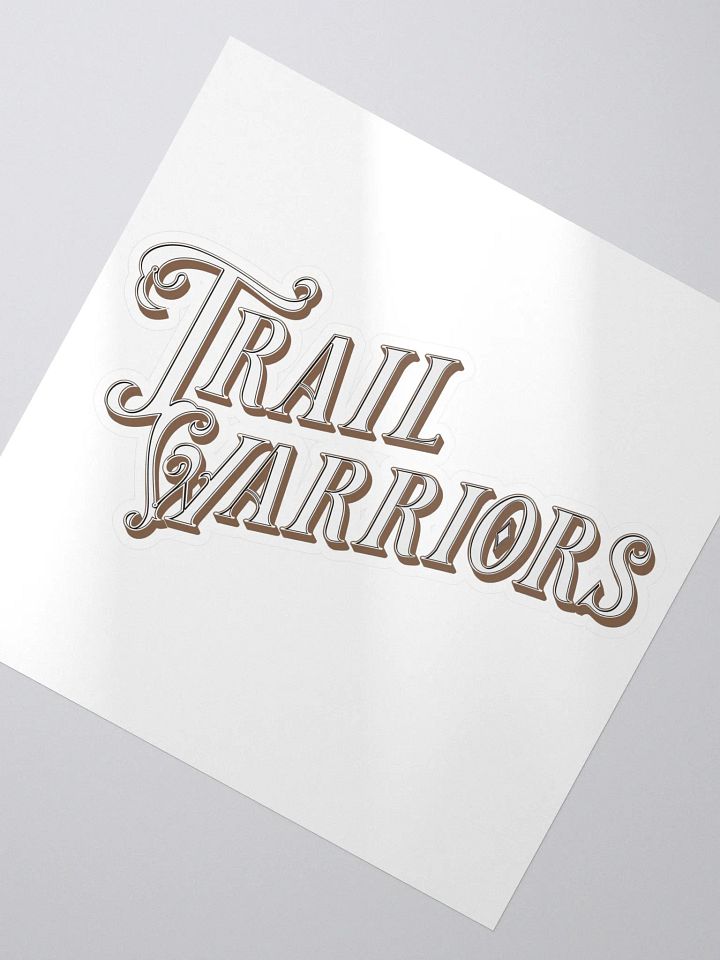 Brown Classic Trail Warriors Emblem Sticker product image (2)