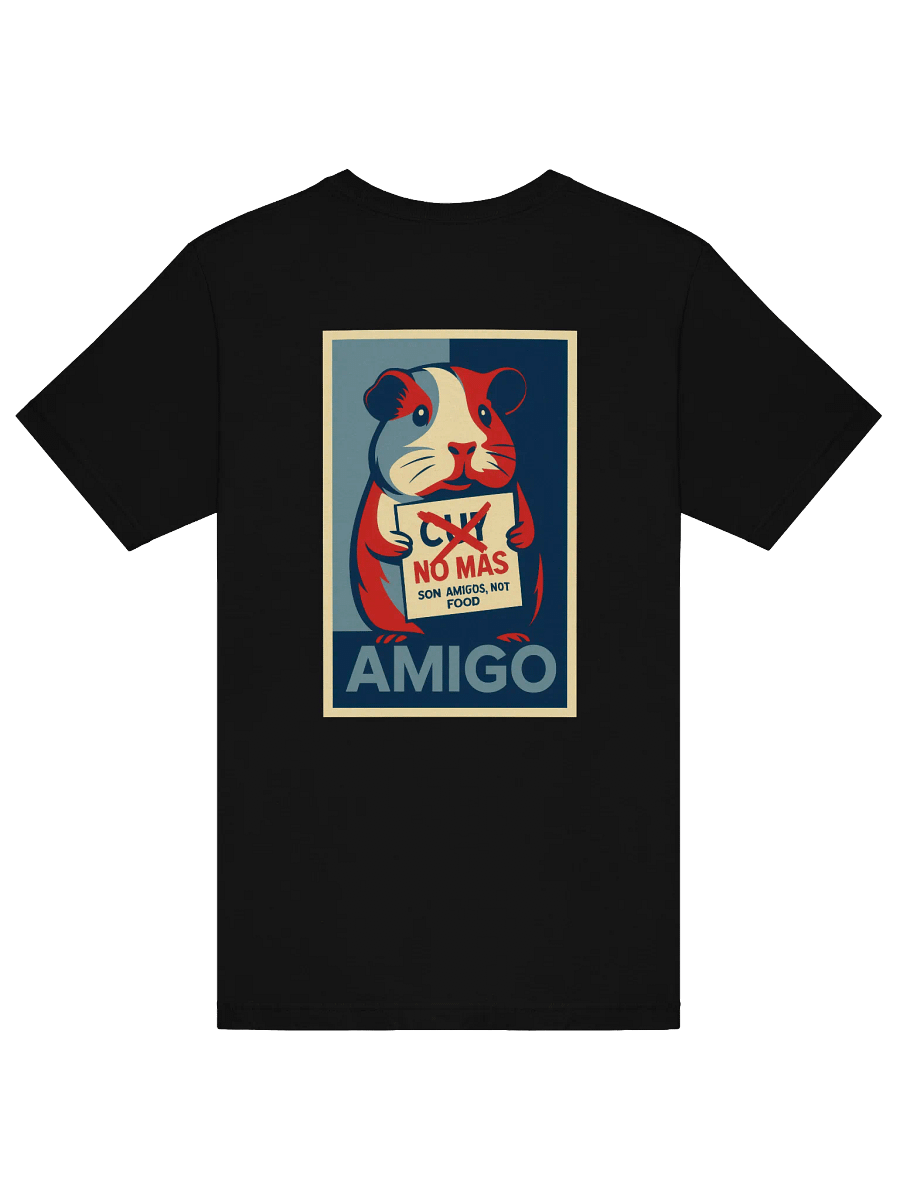 Cuy NO MÁS - Friends Not Food T-Shirt by GUINEA NATION product image (6)