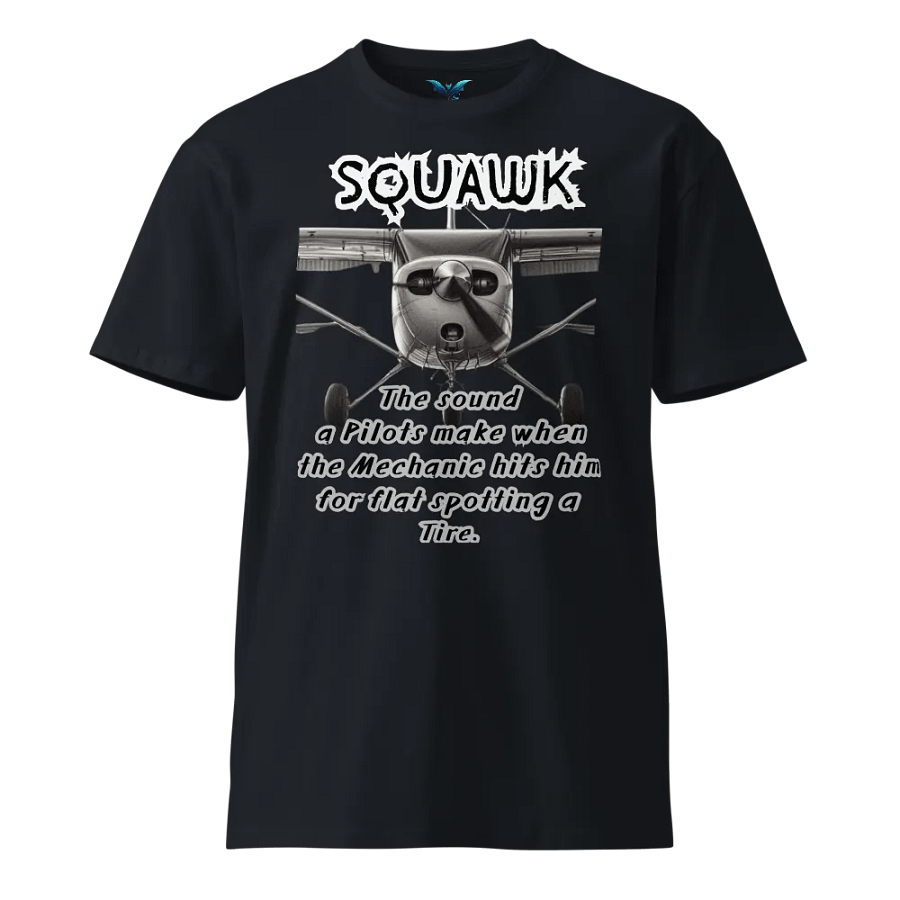 SQUAWK Aviation Humor Unisex T-Shirt product image (11)