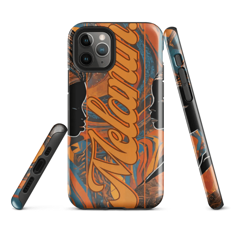 Orange Melaninated Women Phone Case