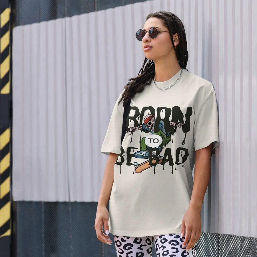 Born to be bad unisex T-shirt product image (8)