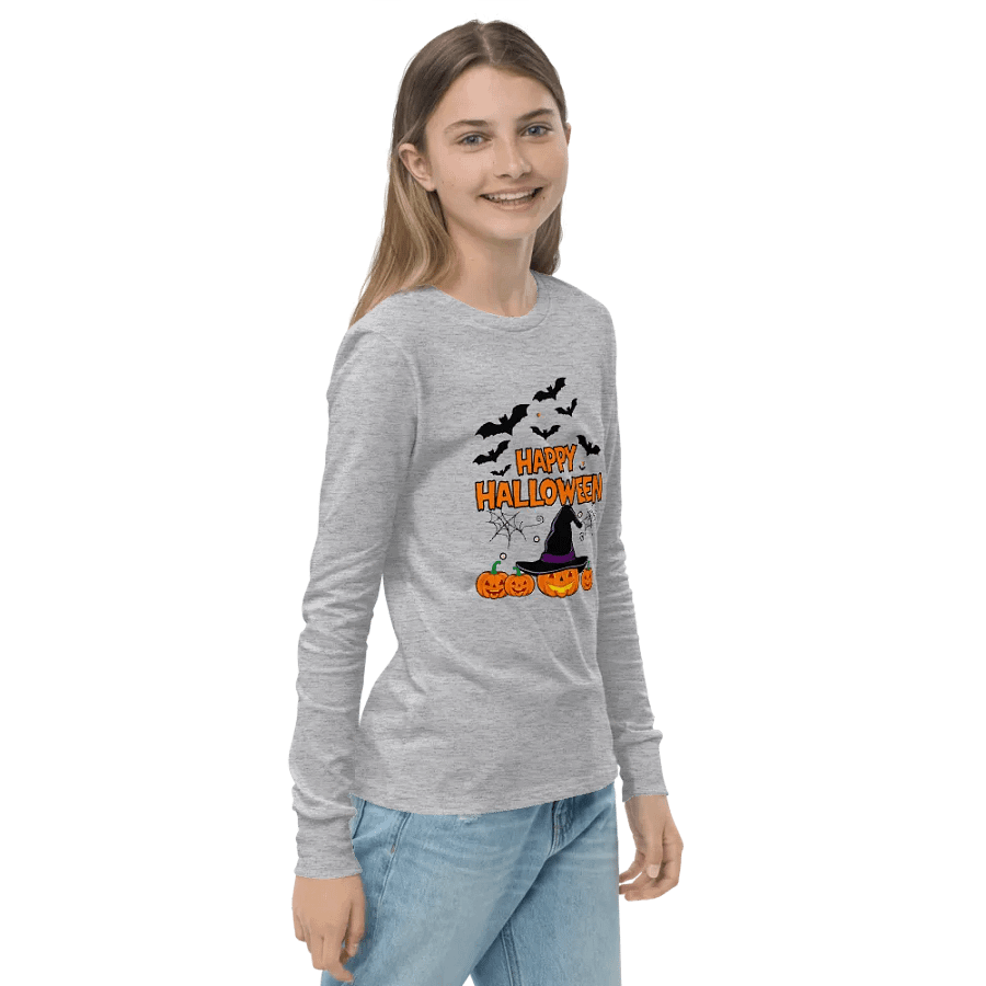 Happy Halloween Youth L/S Tee product image (7)