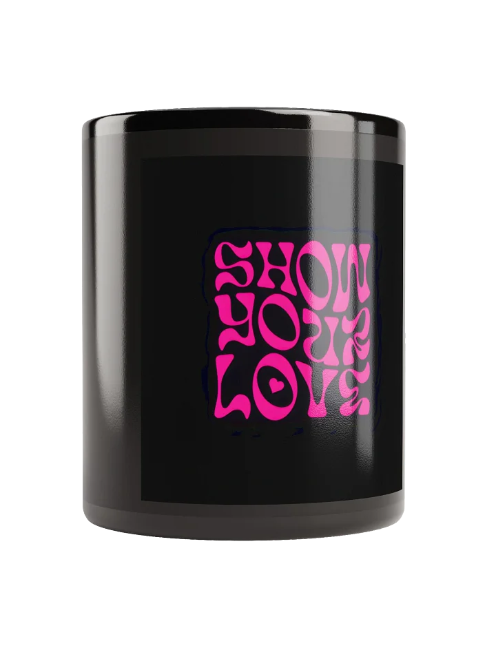 Retro Love Wave Black Mug product image (1)