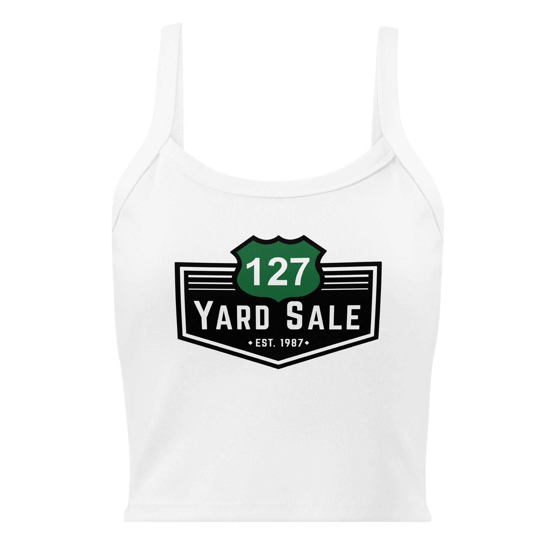 127 Yard Sale (2025) Vintage - Bella+Canvas Women's Micro-Rib Tank Top - White product image (1)