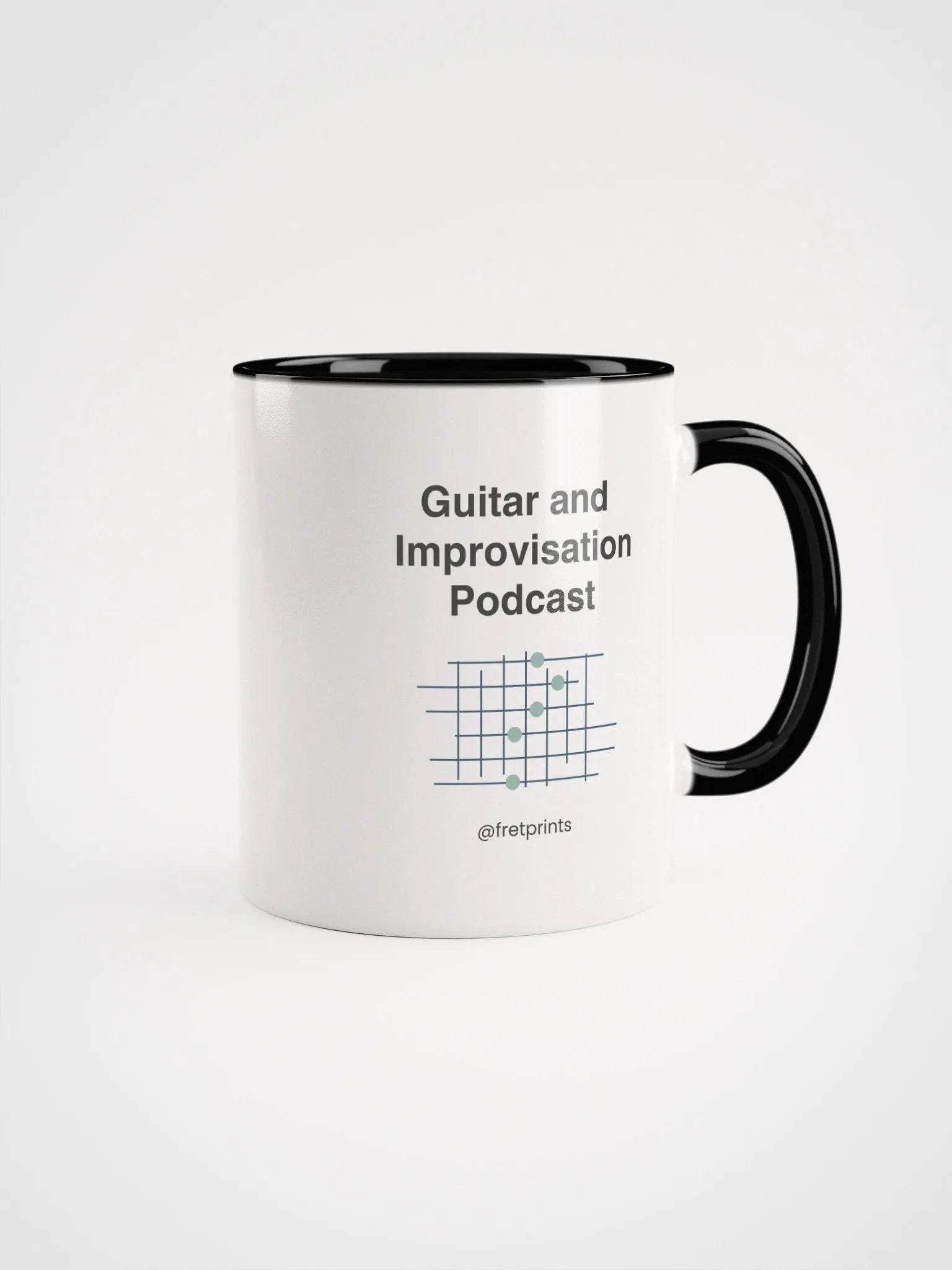 Jim Ellis | Fretprints Mug w/ Black Handle product image (1)