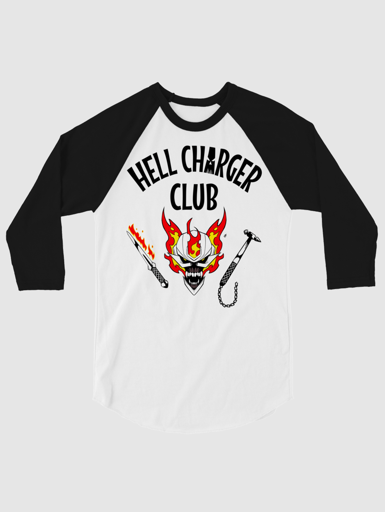[amazingnickanger] 3/4 sleeve raglan shirt product image (1)