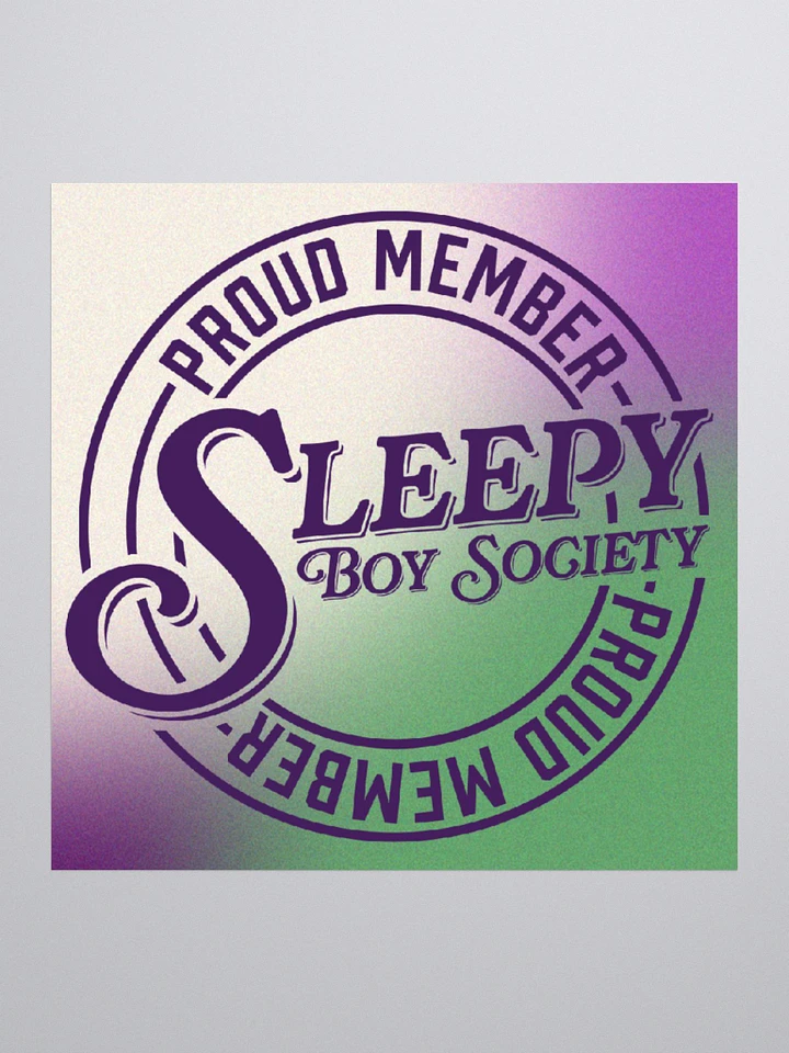 Sleepy Boy Sticker product image (1)
