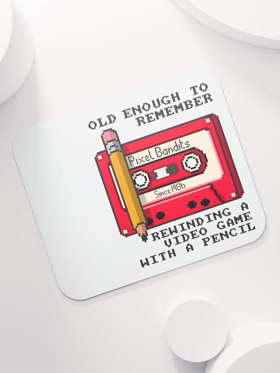 Retro Gaming Pencil Mouse Mat product image (7)