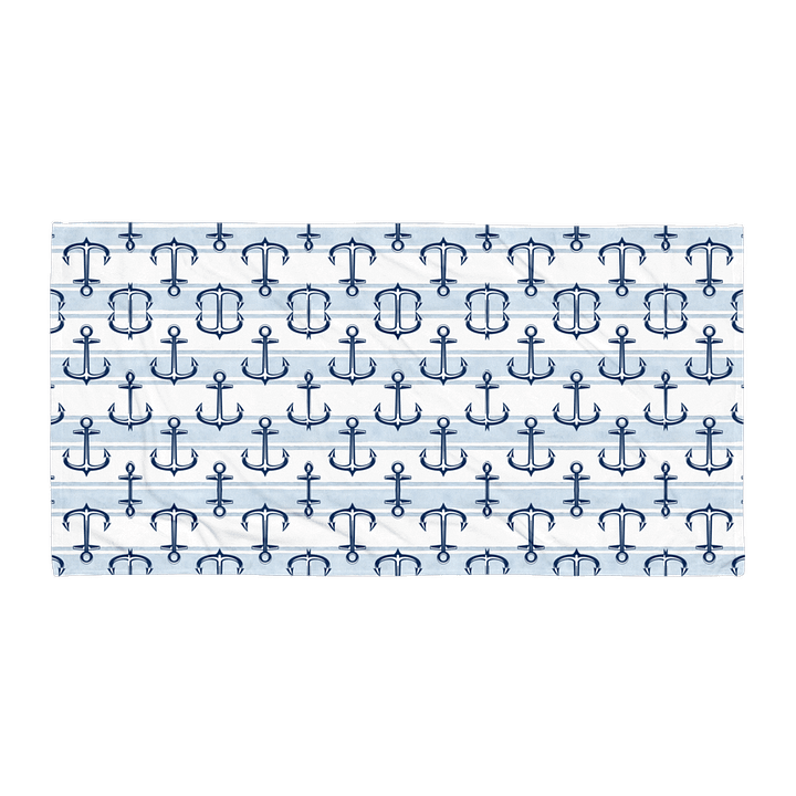 Anchors Aweigh Sublimated Towel product image (1)