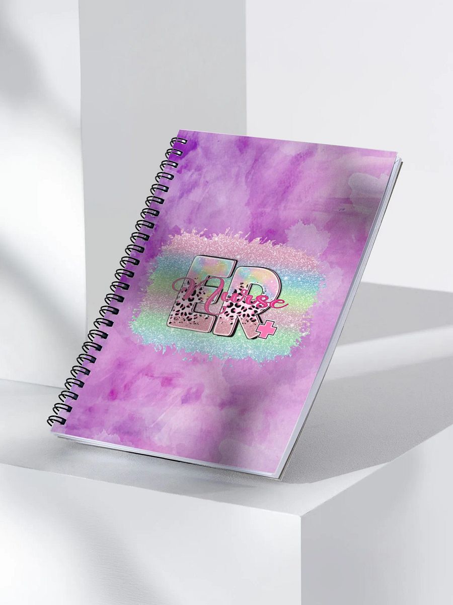 ER Nurse Glitz Glam- Spiral Notebook product image (4)