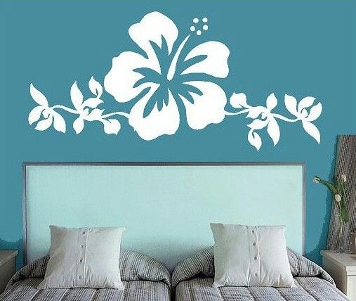 Tropical Hibiscus Wall Decal product image (3)