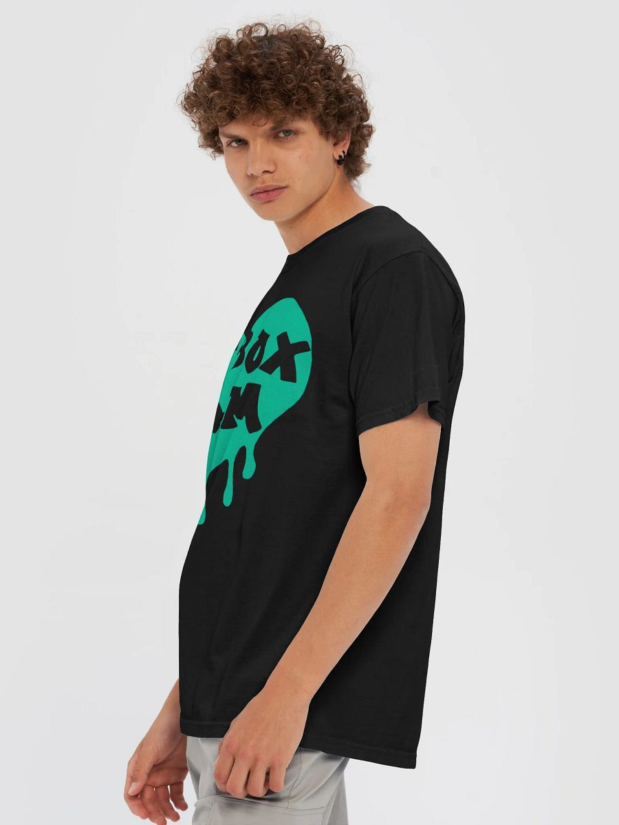 UNISEX HOT BOX FAM TRANSPARENT SEAFOAM GREEN LOGO TEE product image (6)
