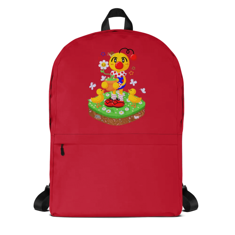 Red Boyoyoing Flower Pot Island Backpack product image (1)