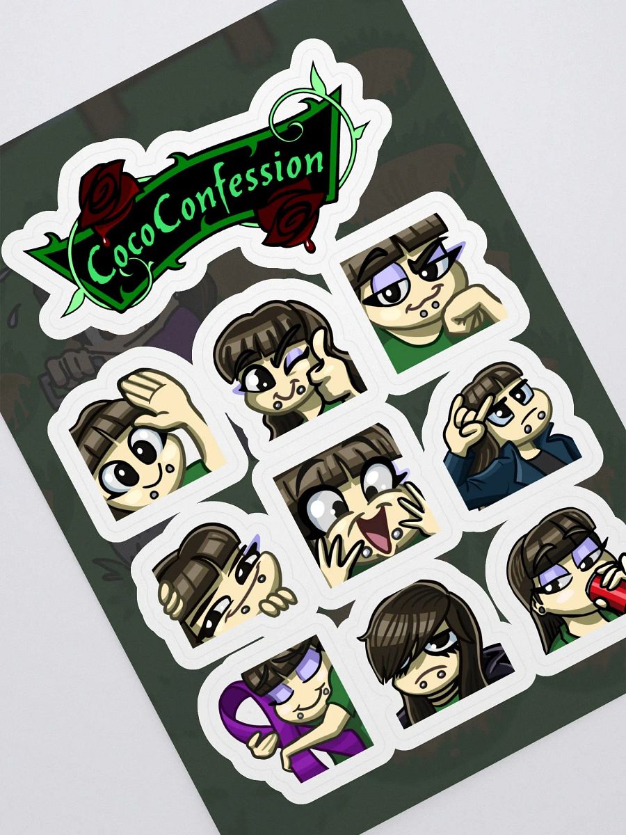 CocoConfession Emote Stickers product image (1)