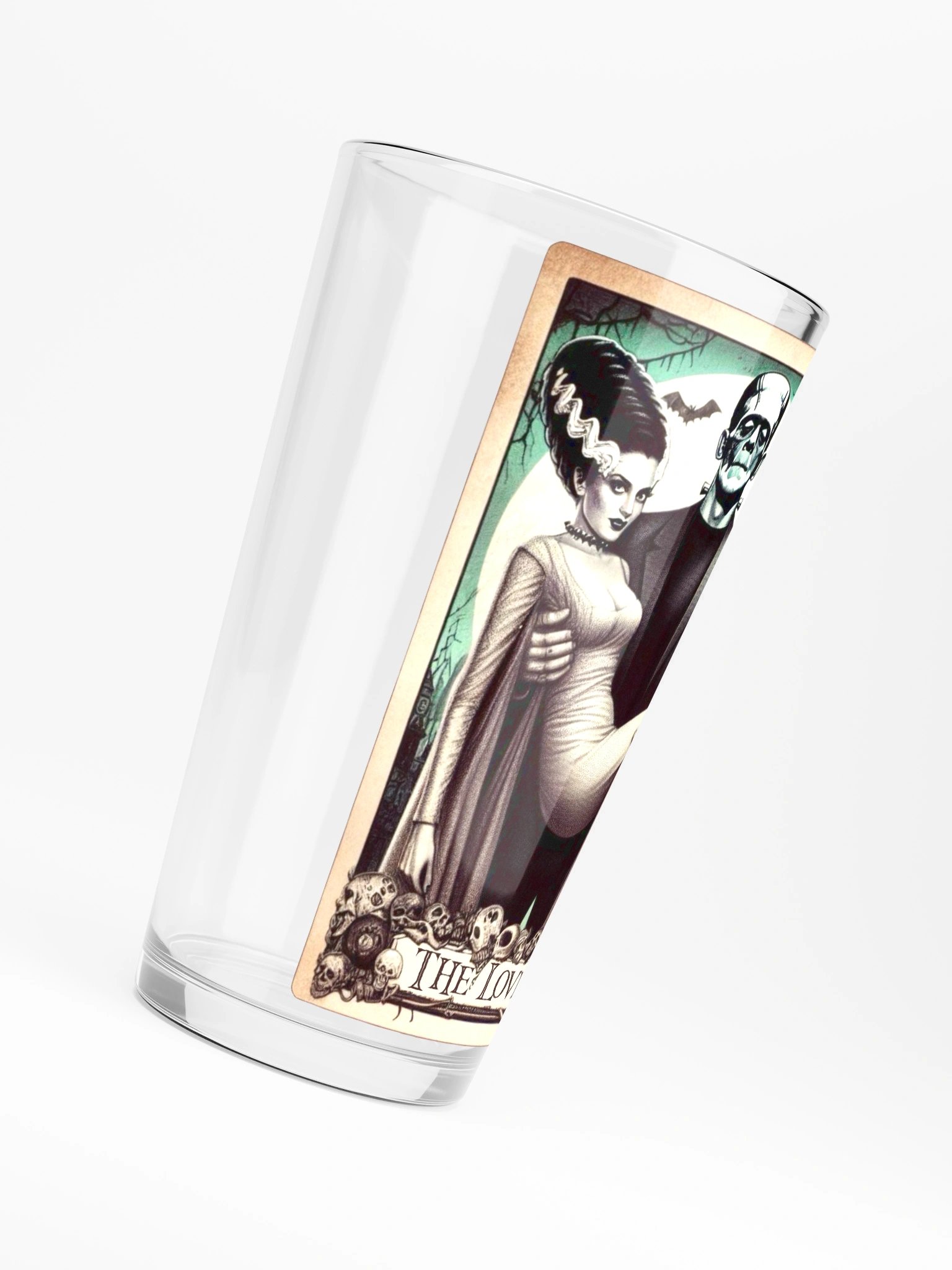 Horror Movie Lovers Tarot Shaker Pint Glass product image (6)