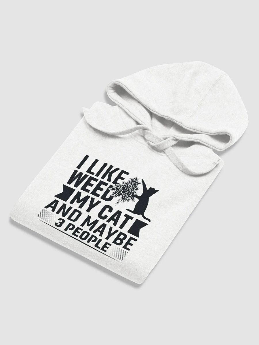 I Like Weed, My Cat & Maybe 3 People - Adult Hoodie product image (6)