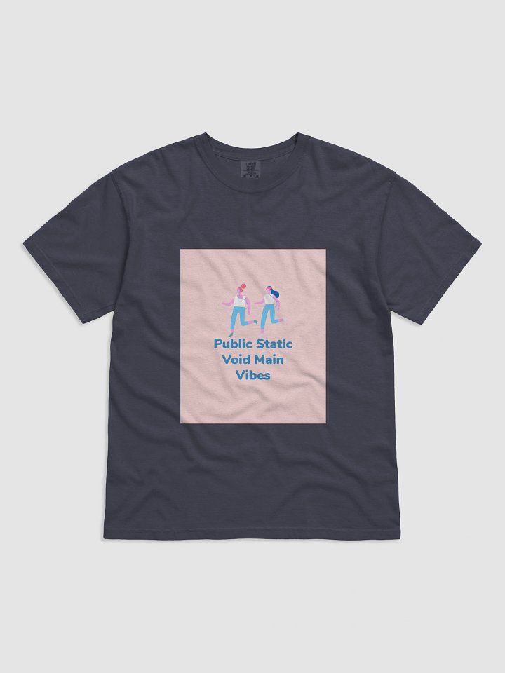 Public Static Void Main Vibes – Coder T-Shirt product image (1)