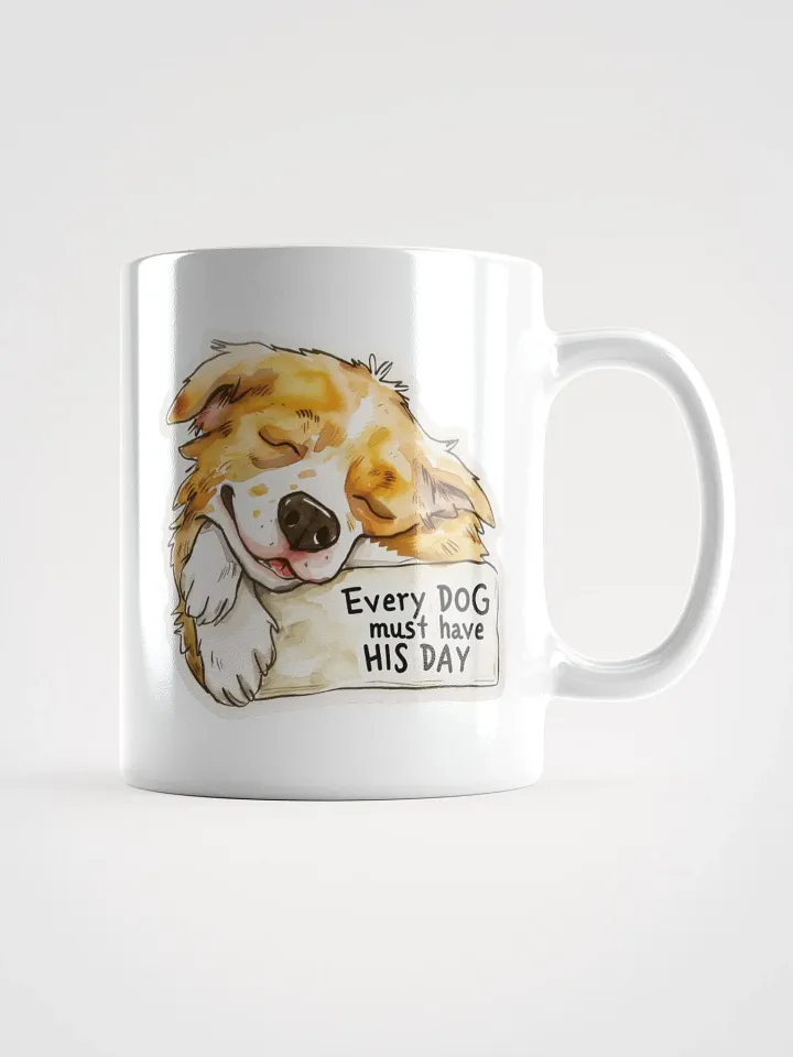 Dreamy Dog Days White Glossy Mug product image (1)