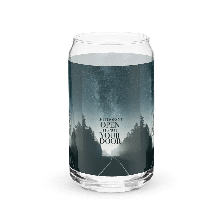 Starry Night Forest Path Can-Shaped Glass Set product image (2)