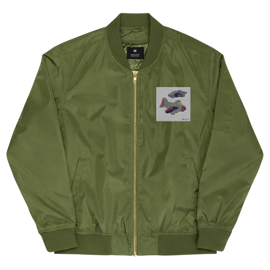 Kid Airplane (Threadfast Apparel Premium Recycled Bomber) product image (4)
