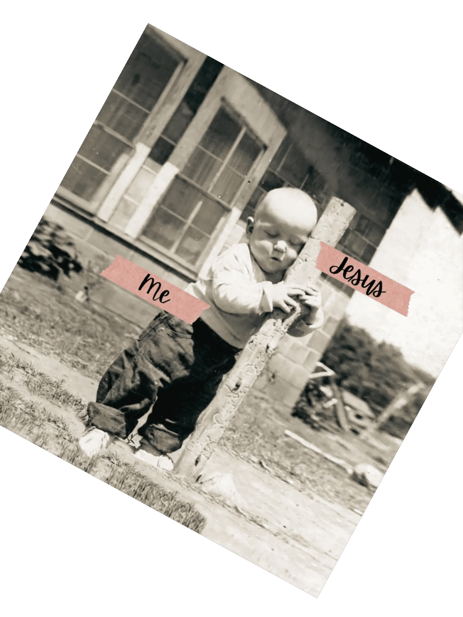 Cling to Christ: Square Sticker product image (2)