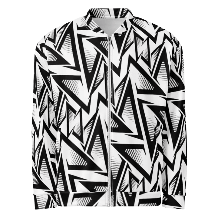 Dynamic Triangles All-Over Bomber Jacket product image (1)