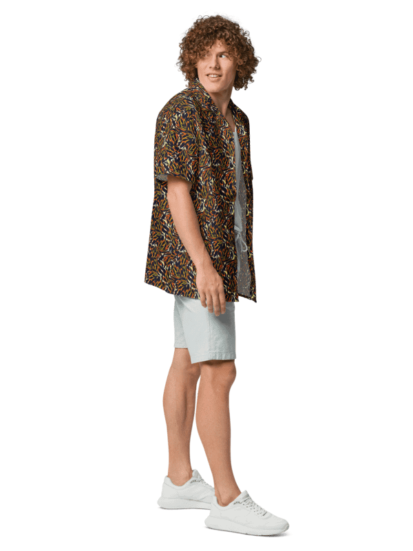 Tiger Flower | Unisex Hawaiian Shirt product image (3)