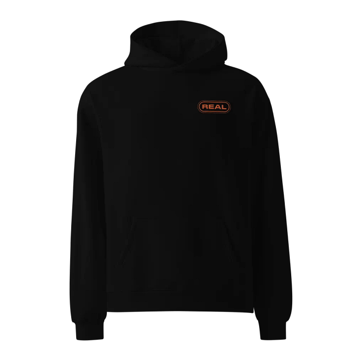 REAL Hoodie (ORANGE LOGO) product image (1)