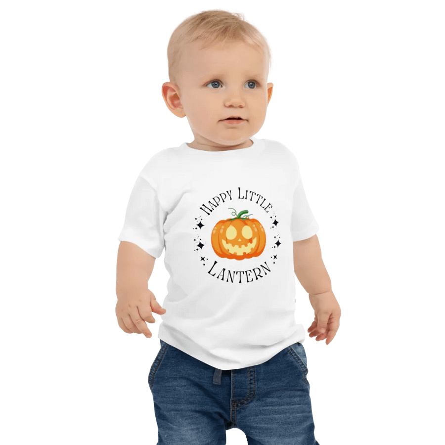 Happy Little Lantern Halloween Baby Jersey Short Sleeve Tee product image (1)