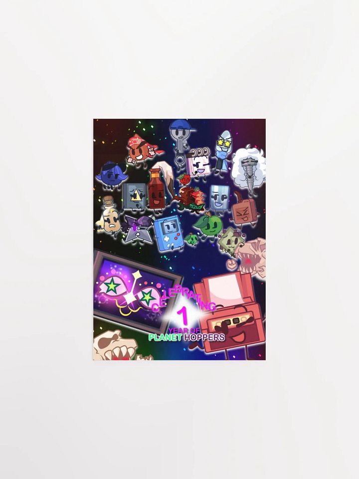 Planet Hoppers || 1 Year Anniversary Poster product image (2)