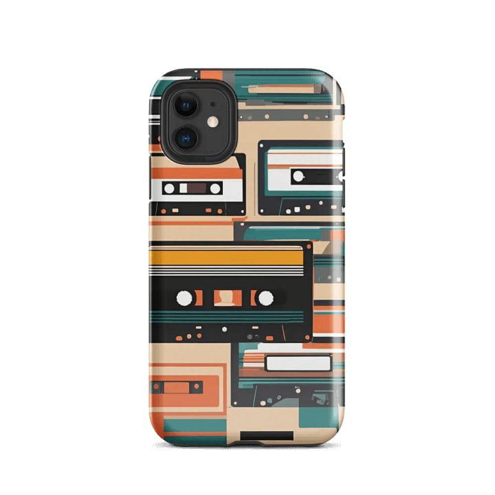 Retro Cassette Tape iPhone Case - Trendy, High-End Vintage Aesthetic Cover product image (24)